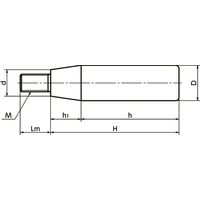 鍋屋バイテック(NBK) ステンレス固定グリップ GSS-12 1個（直送品）