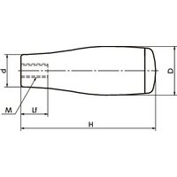 鍋屋バイテック(NBK) 固定グリップ GTFS-28-M10 1個（直送品）