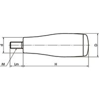 鍋屋バイテック(NBK) 固定グリップ GTMS-28-M10 1個（直送品）