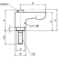 鍋屋バイテック(NBK) LHCM-5-32-RD 1個（直送品）