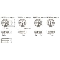 鍋屋バイテック(NBK) FA関連 レバー セレーションロック LXP-40-M-A 1個（直送品）