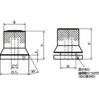 鍋屋バイテック(NBK) FA関連 レバー インデックスメカニズム LXY-52-C14-A 1個（直送品）