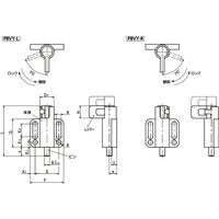 鍋屋バイテック(NBK) プランジャー フランジつきインデックスプランジャ PBVY-12-46-L 1個（直送品）