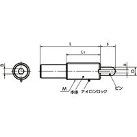 鍋屋バイテック(NBK) プランジャー ロングストロークプランジャ PLP-16-20-SS 1個（直送品）