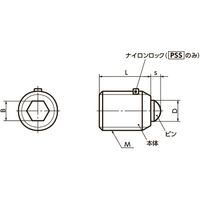 鍋屋バイテック(NBK) プランジャー スモールプランジャ PSS-5-2 1個（直送品）