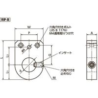 鍋屋バイテック(NBK) インジケーター RIP-B 1個（直送品）