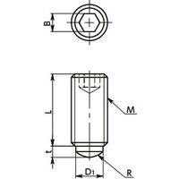鍋屋バイテック(NBK) クランピング治具 SGP-M8-25-R 1個（直送品）
