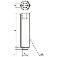 鍋屋バイテック(NBK) クランピング治具 SGPS-M5-10-PL 1個（直送品）