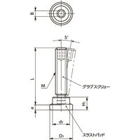 鍋屋バイテック(NBK) クランピング治具 SGT-M12-50-STP25 1個（直送品）