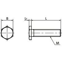 鍋屋バイテック(NBK) 六角穴付ボルト 極低頭六角ボルト SNHS-M5-10-LH 1袋（10個入）（直送品）