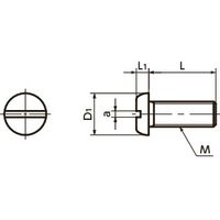 鍋屋バイテック(NBK) 精密機器用なべ小ねじ（微細ねじ） SNZS-S0.6-1.5 1袋（10個入）（直送品）