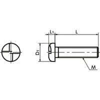 鍋屋バイテック(NBK) ワンサイドなべ小ねじ SROS-M4-25 1袋（20個入）（直送品）