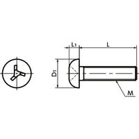 鍋屋バイテック(NBK) トライウィングなべ小ねじ SRWS-M5-10 1袋（20個入）（直送品）