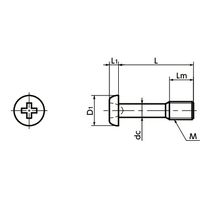 鍋屋バイテック(NBK) 精密機器用脱落防止なべ小ねじ（微細ねじ） SSCZS-M2-5 1個（直送品）