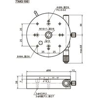 鍋屋バイテック(NBK) XYステージ 粗微動回転ステージ TAKS-100 1個（直送品）