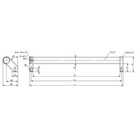 鍋屋バイテック(NBK) FA関連 取手 チューブラ取っ手 UZBF-30-1000-ES 1個（直送品）