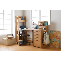 【軒先渡し】コイズミ　ハイブリッドチェア　学習チェア　ミディアムブラウン　（直送品）