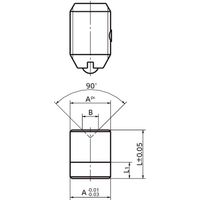 鍋屋バイテック(NBK) プランジャー ボールボタン BB-10 1個（直送品）