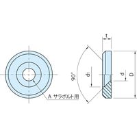 イマオコーポレーション EW・EWーSUS エンドワッシャー EW04×20ーSUS EW04X20-SUS 1セット(7個)（直送品）