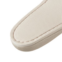 レザー風外縫いスリッパ M サンドベージュ 1ケース（40足入）