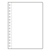 日本ノート キョクトウ F.O.B Wリングメモ ホルダー付 A6 ホワイト E30 1冊