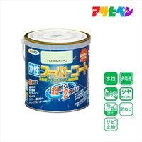 アサヒペン　AP　水性スーパーコート　0.7L　パステルグリーン　900031　（直送品）