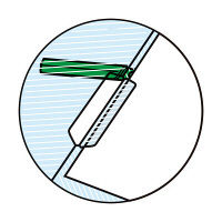 セキセイ　クリップインファイル　ブルー　SSS-105-10（20）　1箱（20冊入）　（直送品）