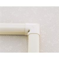 因幡電機産業 ミニスリムコーナー平面90° SKMー66 ブラック SKM-66-K 1セット(20個)（直送品）