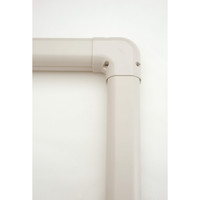 因幡電機産業 平面コーナー90° LDKー90 茶 LDK-90-B 1セット(10個)（直送品）