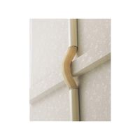 因幡電機産業 フリーコーナー SFー66ー1000 ブラック SF-66-1000-K 1セット(20本)（直送品）