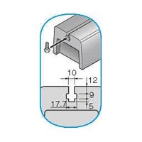因幡電機産業 多目的支持台「リサイクロック CR」 3分レールタイプ(W3/8) CRーW1040 1セット(2個)（直送品）