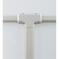 因幡電機産業 T型ジョイント LDTー90 白 LDT-90-W 1セット(10個)（直送品）