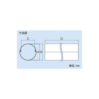因幡電機産業 スリムダクト PDー90ー1500 PD-90-1500-I 1セット(5本)（直送品）