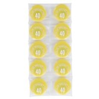 ミツヤ　カラーマグネット　ＭＲー４０　黄　４０ｍｍ　3パック(30個入)　（直送品）