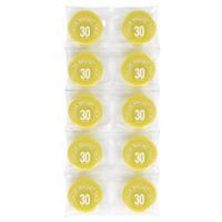 ミツヤ　カラーマグネット　ＭＲー３０　黄　３０ｍｍ　3パック(30個入)　（直送品）