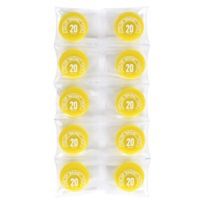 ミツヤ　カラーマグネット　ＭＲー２０　黄　２０ｍｍ　3パック(30個入)　（直送品）