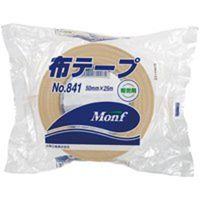 古藤工業　Ｍｏｎｆ　Ｎｏ．８４１　布テープ　５０mmＸ２５m　3巻　（直送品）