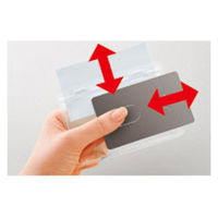 ソニック 名札用表示面 2枚収納タイプ NFー678ー1 1セット(10枚)（直送品）