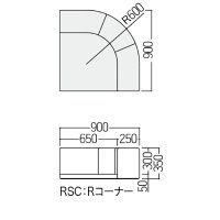 【軒先渡し】オリバー　キッズコーナー　S・OC-300シリーズ　ベンチ：オフホワイト×マット：グリーン　幅900×奥行900×高さ350mm　（直送品）