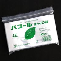 日本ハイテック パコールチャック袋 4E 1セット(8000枚:100枚入×80袋) 24-3926-04（直送品）