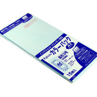 マルアイ クラフトカラー封筒 長3ウスミズ PNー3PS 1セット(75枚:15枚×5パック)