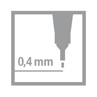 エトランジェ・ディ・コスタリカ　ＳＴＡＢＩＬＯ　水性ペン　ポイント88　ブルー　88-41　10本　（直送品）