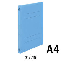 キングジム　フラットFクイックイン＜PP＞GX　青　4432GXアオ　10冊　（直送品）