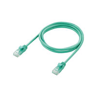 LANケーブル 1m cat6準拠 爪折れ防止 ギガビット より線 やわらか グリーン LD-GPY/G1 エレコム 1個