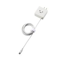 エレコム スマートフォン・タブレット用充電器(ケーブル一体タイプ) MPA-ACMBC154WF 1個