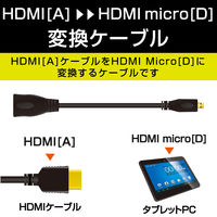 エレコム HDMI変換ケーブル AFーD ブラック TB-HDAD2BK 1個