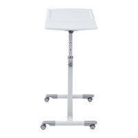 サンワサプライ　ノートパソコンデスク（白）　幅700×奥行450×高さ700・760・820・880mm　NPC-10W　（直送品）