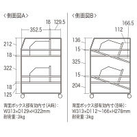 サンワサプライ　タブレットワゴン（2段）　RAC-TABWG2　（直送品）