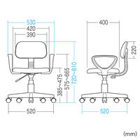 サンワサプライ　OAチェア　SNC-A1ABK　（直送品）