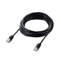 LANケーブル 5m cat5e準拠 やわらか より線 スリムコネクタ ブラック LD-CTY/BK5 エレコム 1本（直送品）